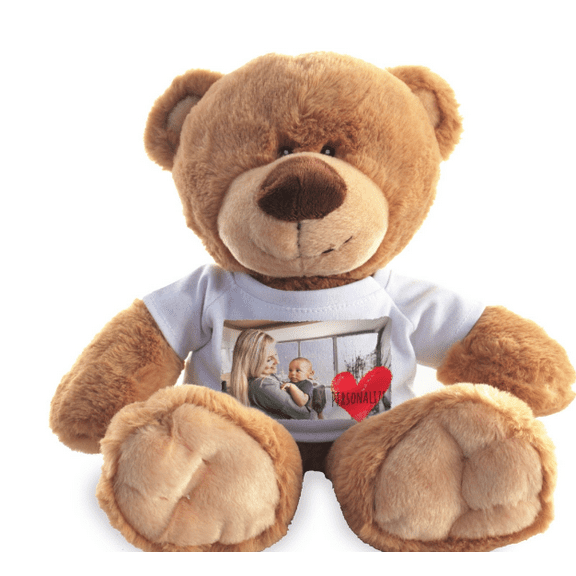 Customizable Photo Teddy Bear with T-Shirt