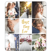 Customizable Sherpa Fleece Photo Blanket, 50x60, Adult, Teen, Tween.  Unisex. Walmart Custom, 1.8 lb.