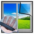 thumbnail image 1 of Customizable Size Mosquito Screen Mesh Insect Self-adhesive Black Window Screen Anti Insect Air Tulle Invisible Bug Protection, 1 of 6