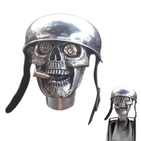 Customizable Skull Soldier Gear Shifter Lever Knob for Automatic Manual Transmission Vehicle Enhances Driving Experience
