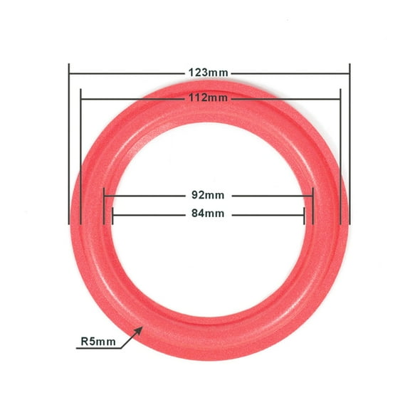 Customizable Speaker Foam Surround Cushion Optimize Acoustic Performances Foam Speaker Accessory for Speaker Repair