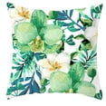 thumbnail image 1 of Customizable Summer Greenery Decor Modern Pillowcase Tropical Plant Floral Throw, 1 of 5