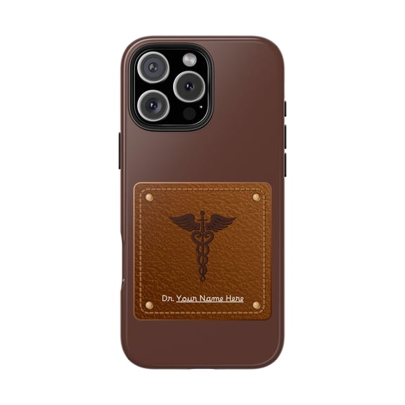 Customizable Tough Phone Case for Doctors & Medical Students - Personalize it with your Name