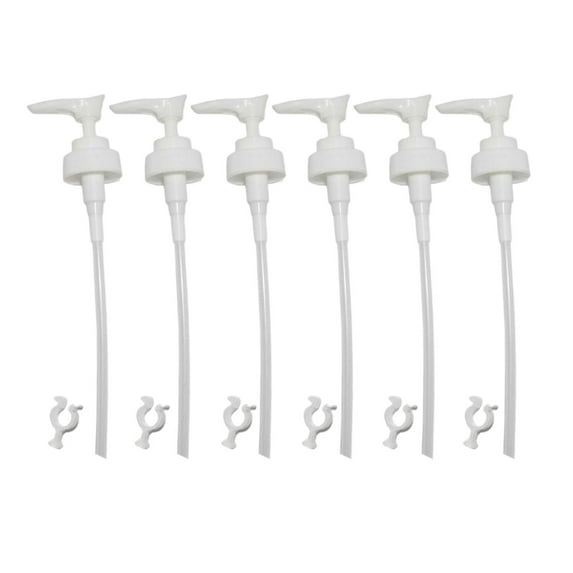 Customizable Tube Liquid Dispenser Pumps for Salons Home Use 6/10Pcs Included
