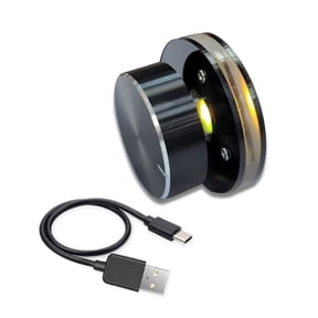 Customizable USB Volumes Knob Controller PC Sound Management Device Instantly Mute Function LED Effect Plugs and Play