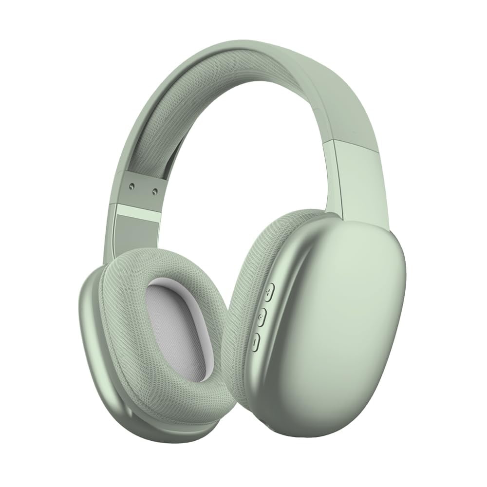 Customizable Wireless Over-Ear Bluetooth Headphones with Microphone - Noise-Canceling Headset for Travel, Home, Work, TV, PC, Gaming, Cellphone (Pink)