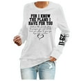 thumbnail image 1 of Customizable Women's Sweatshirt DIY Photo Text Design Comfortable Soft Fabric Stylish Casual Wear, 1 of 2