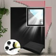 thumbnail image 1 of Customizable size 100% Blackout Curtain No Drilling Portable Travel Window Shades with Velcro For Living Room Bedroom Window, 1 of 6