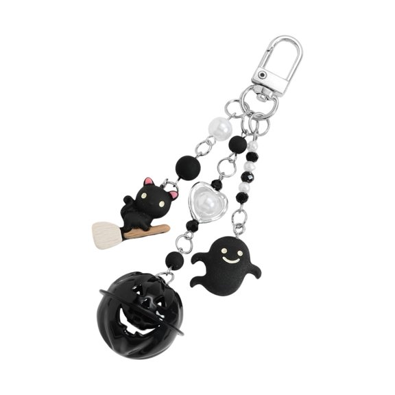 CustomizableHa110weenKeychain Set FeaturingSku11Bell And Devil Charm For Costume Accessories
