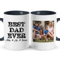 thumbnail image 1 of Customizaholic Best Dad Ever Personalized Photo Mug with Kids Names – Custom Father’s Day Coffee Mug Gift, 1 of 5