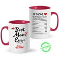 thumbnail image 1 of Customizaholic Best Mom Ever Mug – Personalized Custom Name Coffee Cup – Mother’s Day Gift, 1 of 6