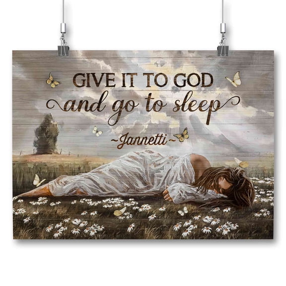 Customizaholic Christian Wall Art, Custom Canvas, Custom Poster, Scripture Canvas Wall Art, Framed Bible Verse Wall Art, Bible Verse Canvas Wall Art, Bible Verse Canvas