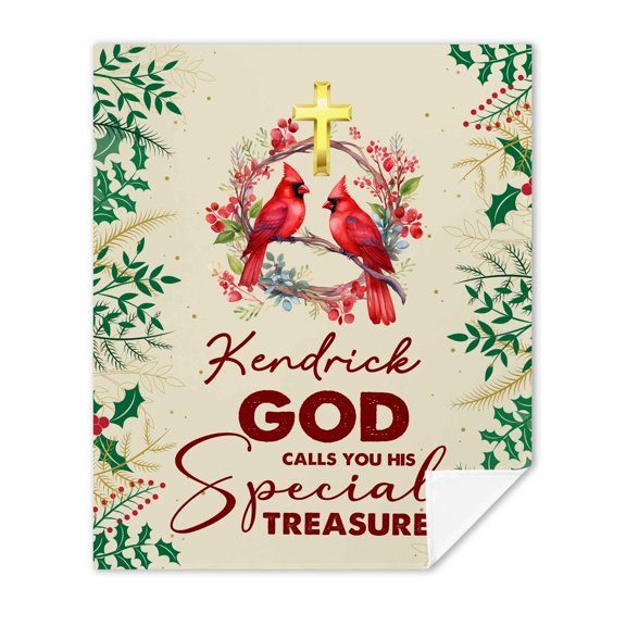 Customizaholic Custom Blanket Personalized, Custom Memorial Blanket, Cardinal Blanket, Sympathy Blanket, Healing Blanket, Memorial Blanket, Prayer Blanket