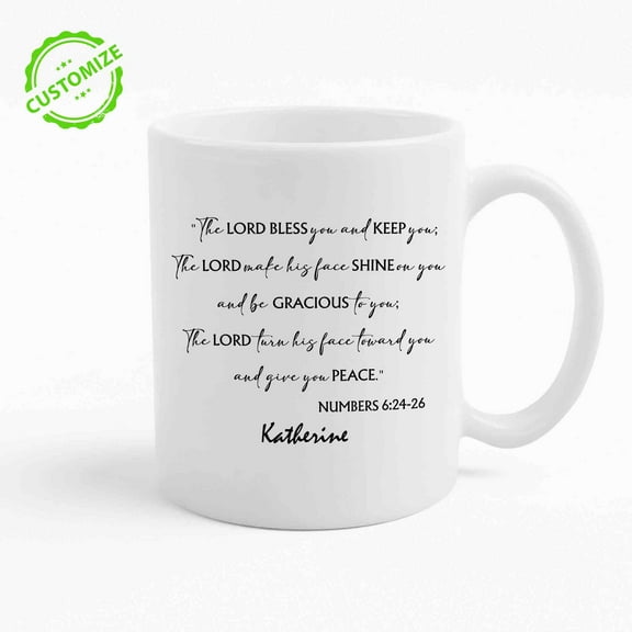 Customizaholic Custom Coffee Mugs Personalized, Bible Verse Coffee Mug, Religious Gifts, Christian Coffee Mugs, God Coffee Mug