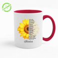thumbnail image 1 of Customizaholic Custom Coffee Mugs Personalized, Flower Mug, Sunflower Mug, Sunflower Coffee Mug, Bible Verse Coffee Mug, Religious Gifts, Christian Coffee Mugs, God Coffee Mug, 1 of 6