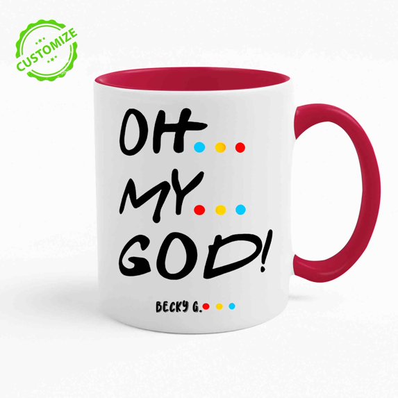 Customizaholic Custom Coffee Mugs Personalized, Oh My Gog Mug, Funny Mug, Religious Gifts, Christian Coffee Mugs, God Coffee Mug