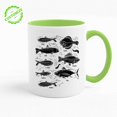 thumbnail image 1 of Customizaholic Custom Fishing Family Mug, Personalized Fish Name Mug, Gift for Grandpa or Dad, Funny Fisherman Coffee Mug, Custom Names Fishing Mug, Gift for Him, Gift from Kids, 1 of 7