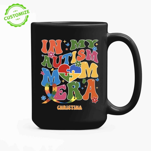 Customizaholic Custom Mug, Photo Prints Custom Mugs, Personalized Coffee Mug, Coffee Mug Autism, Autism Coffee Travel Mug