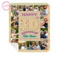 thumbnail image 1 of Customizaholic Custom Name Blanket, Birthday Blanket, 90th Birthday Blanket, Happy Birthday Blanket, Birthday Gift For Mom, 90th Birthday Gifts For Women, 1 of 8