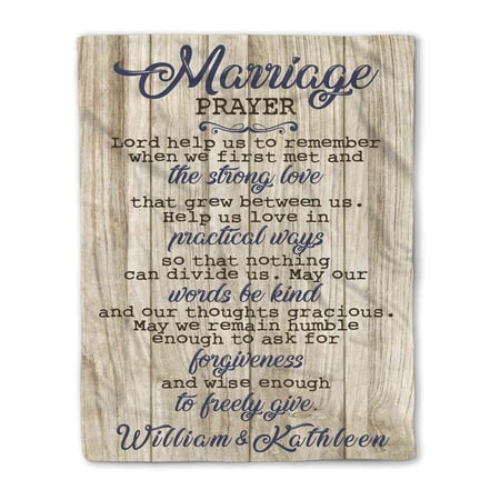Customizaholic Custom Name Blanket, Wedding Gifts Set For Couples, Wedding Gifts For Bride And Groom