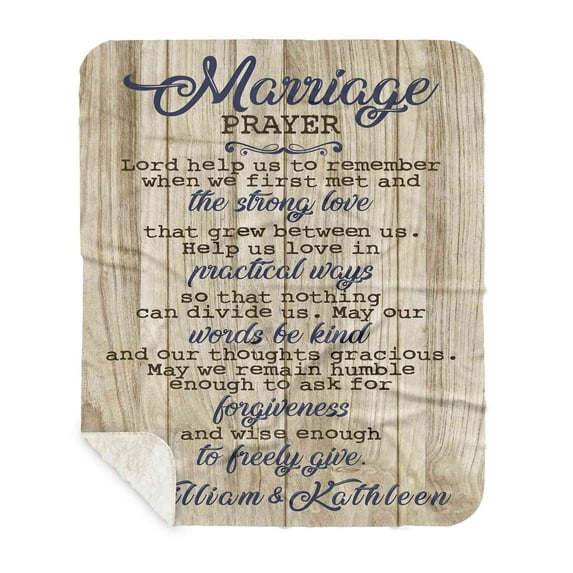 Customizaholic Custom Name Blanket, Wedding Gifts Set For Couples, Wedding Gifts For Bride And Groom