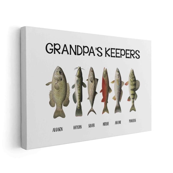 Customizaholic Custom Name Canvas, Fishing Poster, Custom Canvas, Custom Poster, Personalized Wall Decor, Personalized Name Canvas