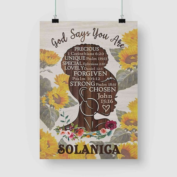 Customizaholic Custom Name Canvas, God Says You Are Wall Art, God Says You Are, God Blanket, Christian Blankets, Bible Verse Blanket, Religious Gifts, Christian Gifts For Women