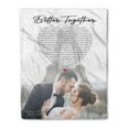 thumbnail image 1 of Customizaholic Custom Photo Blanket, Photo Blanket, Couple Blanket, Couples Photo Blanket, Anniversary Blanket, Custom Song Blanket, Custom Blanket Personalized, Blankets For Couples, 1 of 8
