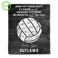 thumbnail image 1 of Customizaholic Personalized Coach Appreciation Blanket – Custom Team Names & Quote – Volleyball Design – Meaningful Thank You Gift for Coaches, 1 of 9