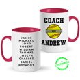 thumbnail image 1 of Customizaholic Personalized Coach Baseball Mug – Custom Name Team Player List Coffee Cup, Sports Coach Appreciation Gift, End of Season Keepsake for Men or Women, 1 of 6