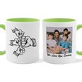 thumbnail image 1 of Customizaholic Personalized Daddy Photo Mug with Kids Names Fist Bump Design – Custom Father’s Day Coffee Mug Gift, 1 of 5