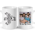 thumbnail image 1 of Customizaholic Personalized Daddy Photo Mug with Kids Names Fist Bump Design – Custom Father’s Day Coffee Mug Gift, 1 of 5