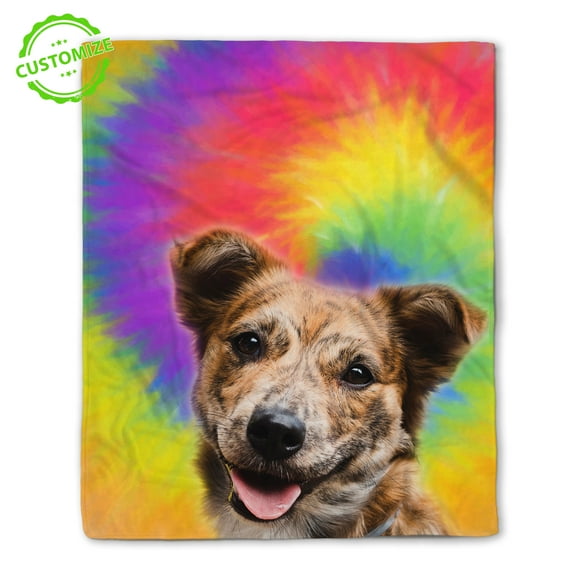 Customizaholic Personalized Dog Blanket, Pet Photo Blanket, Dog Blanket, Pet Blanket, Custom Photo Blankets, Gift For Dog Lover, Dog Mom Gifts