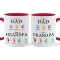 thumbnail image 1 of Customizaholic Personalized First Dad Now Grandpa Mug - Custom Handprint Names Design, Meaningful Family Keepsake Gift, 1 of 5