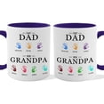 thumbnail image 1 of Customizaholic Personalized First Dad Now Grandpa Mug - Custom Handprint Names Design, Meaningful Family Keepsake Gift, 1 of 5