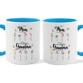 thumbnail image 1 of Customizaholic Personalized First Mom Now Grandma Mug - Floral Birth Flower Design, Custom Names Artwork, Sentimental Family Keepsake Gift, 1 of 5