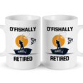 thumbnail image 1 of Customizaholic Personalized Fishing Retirement Mug - “O’Fishally Retired” Funny Fishing Design, Custom Name Keepsake Gift for Retirement, 1 of 5