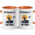 thumbnail image 1 of Customizaholic Personalized Fishing Retirement Mug - “O’Fishally Retired” Funny Fishing Design, Custom Name Keepsake Gift for Retirement, 1 of 5