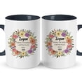 thumbnail image 1 of Customizaholic Personalized Floral Birthday Mug – Custom Name “Making the World a Better Place Since” Year Coffee Mug Gift, 1 of 5