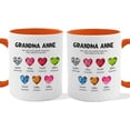 thumbnail image 1 of Customizaholic Personalized Grandma Mug - Birthstone Heart Design, Custom Names and Dates Artwork, Meaningful Family Keepsake Gift, 1 of 6