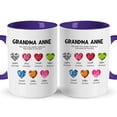 thumbnail image 1 of Customizaholic Personalized Grandma Mug - Birthstone Heart Design, Custom Names and Dates Artwork, Meaningful Family Keepsake Gift, 1 of 5
