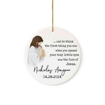 Customizaholic Personalized Memorial Ornaments, Memorial Christmas Ornament, Custom Name Ornaments, Lost Loved One Ornament