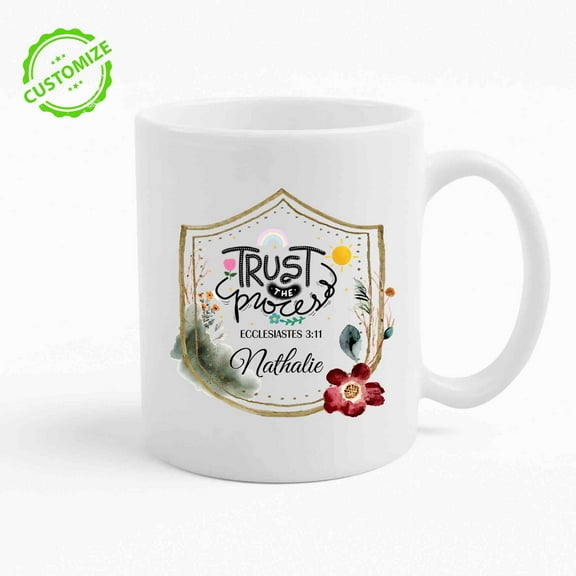 Customizaholic Personalized Mugs With Names, Inspirational Coffee Mugs, Motivational Mug, Christian Cups, Positive Affirmation Coffee Mug, Pastor Gifts