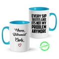 thumbnail image 1 of Customizaholic Personalized Mugs With Names, Retirement Mugs, Retired Mug, Retirement Cup, Retirement Gifts, Gift For Coworker, 1 of 6