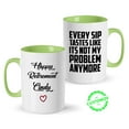 thumbnail image 1 of Customizaholic Personalized Mugs With Names, Retirement Mugs, Retired Mug, Retirement Cup, Retirement Gifts, Gift For Coworker, 1 of 6