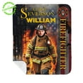 thumbnail image 1 of Customizaholic Personalized Name Blanket, Fireman Blanket, Firefighter Blanket, Fire Department Blanket, Face Blanket Customized, Custom Photo Blanket, Firefighter Gift, Gifts For Firefighters, 1 of 8