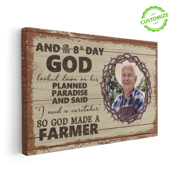 Customizaholic Personalized Name Canvas, Bible Verse Canvas, Christian Wall Decor, Religious Gifts, Photos Print Canvas Custom, Custom Photo Prints, Dad Canvas, Canvas For Dad