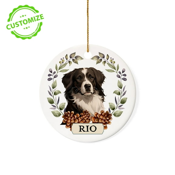 Customizaholic Personalized Ornaments With Names, Dog Memorial Ornament, Memorial Christmas Ornament, Memorial Ornament