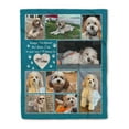 thumbnail image 1 of Customizaholic Personalized Photo Blanket, Pet Memorial Blanket, Dog Memorial Blanket, In Loving Memory Blanket, Dog Sympathy Gifts, Pet Loss Gifts, 1 of 8