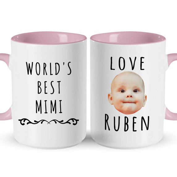 Customizaholic Personalized Photo Mimi Mug – World’s Best Mimi Custom Grandparent Gift Coffee Mug